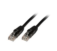 Lindy Cordon de raccordement RJ-45 (M) pour RJ-45 (M) 1 m UTP CAT 6 moulé, sans crochet noir
