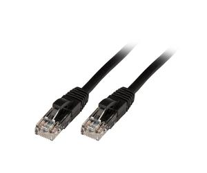 Lindy Cordon de raccordement RJ-45 (M) pour RJ-45 (M) 1 m UTP CAT 6 moulé, sans crochet noir