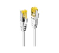Lindy - Cordon de raccordement - RJ-45 (M) pour RJ-45 (M) - 2 m - SFTP - CAT 7 (câble)/CAT 6a (connecteurs) - sans halogène, moulé - blanc