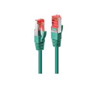 Lindy - Cordon de raccordement - RJ-45 (M) pour RJ-45 (M) - 2 m - SFTP, PiMF - CAT 6 - sans crochet - vert