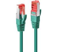 LINDY 47749 RJ45 Câble réseau, câble patch CAT 6 S/FTP 2.00 m vert avec cliquet d'encastrement 1 pc(