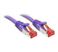 Lindy Câble patch RJ45 47824 – CAT6 S/FTP 2,00 m violet avec cliquet