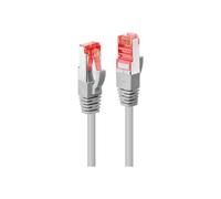 Lindy - Cordon de raccordement - RJ-45 (M) pour RJ-45 (M) - 20 m - SFTP, PiMF - CAT 6e - sans crochet - gris
