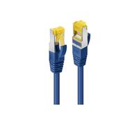Lindy - Cordon de raccordement - RJ-45 (M) pour RJ-45 (M) - 20 m - SFTP, PiMF - CAT 7 (câble)/CAT 6a (connecteurs) - sans halogène, sans crochet - bleu