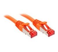 Lindy Câble réseau Cat.6 S/FTP, cuivre, 250MHz, Orange, 30m