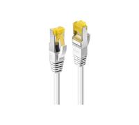 Lindy Câble réseau RJ45 47326 CAT 6a (câble brut CAT 7) S/FTP 5,00 m blanc cliquet d'encastrement