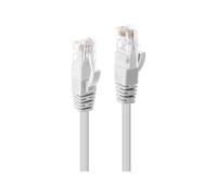 Lindy - Cordon de raccordement - RJ-45 (M) pour RJ-45 (M) - 50 cm - UTP - CAT 6 - moulé, sans crochet - blanc