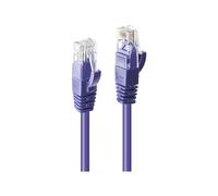 LINDY 48121 RJ45 Câble réseau, câble patch CAT 6 U/UTP 0.50 m violet 1 pc(s)