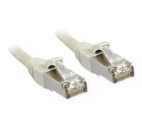 Lindy Cordon de raccordement RJ45 mâle-mâle 7,5 m S/FTP Cat6 moulé, sans crochet, bloqué, gris
