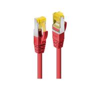 Lindy Câble réseau 47297 RJ45 Cat7 S/FTP Rouge 7,5 m