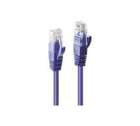 Lindy - Cordon de raccordement - RJ-45 (M) pour RJ-45 (M) - UTP - CAT 6 - moulé, sans crochet, bloqué - violet