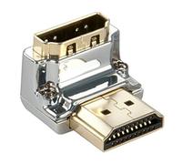 Lindy Coude HDMI CROMO® 90° vers le bas