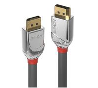 Câble de raccordement LINDY DisplayPort Fiche mâle DisplayPort, Fiche mâle DisplayPort 3.00 m gris 36303 Câble DisplayPort