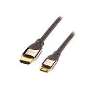 Lindy CROMO High-Speed-HDMI-Kabel mit Ethernet - Câble HDMI avec Ethernet - HDMI mâle pour 19 pin mini HDMI Type C mâle - 50 cm - blindé