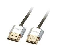 Lindy CROMO Slim High Speed HDMI Cable with Ethernet - câble HDMI avec Ethernet - 1 m
