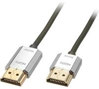 Lindy CROMO Slim High Speed HDMI Cable with Ethernet - Câble HDMI avec Ethernet - HDMI (M)