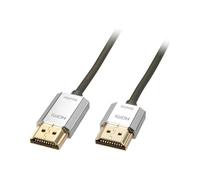 Lindy CROMO Slim High Speed HDMI Cable with Ethernet - Câble HDMI avec Ethernet - HDMI mâle pour HDMI mâle - 4.5 m - blindé - support 4K