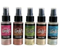 Lindy de Tampon d'encre Starburst Spray Lot de 2 oz Bouteilles 5 Feuilles kg-Autumn
