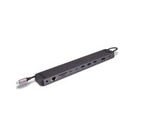 Lindy DST-Mini XT 810 Chargeur USB-C Dockingstation Gris Aluminium