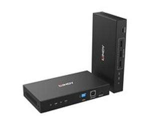 LINDY - Extender fibre optique HDMI 4K60 KVM USB 2.0, RS-232 et IR de 5km