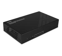 Lindy Répartiteur vidéo HDMI 38355 – HDMI 2.0 4K, 2 ports vidéo, 8 audio, 4x RJ45 Cat6, Noir
