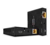 LINDY Extendeur HDMI Cat.6 18G – IR, PoC, Loop Out – Transmetteur et récepteur – jusqu'à 50 m