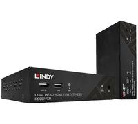 Lindy Kit extendeur KVM HDBaseT Cat.6 HDMI double USB IR & RS232 100 m