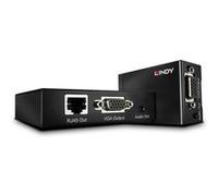 LINDY Extendeur vga & audio 300m Noir G