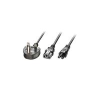 LINDY Extension Alimentation Cordon 2.50 M - Ru IEC 60320 C13, C5 13 A Noir