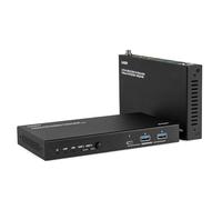 Lindy - Extension USB 3.2 Gen 1 et HDMI 4K60 HDBaseT Cat.6A de 100 m avec 2 hôtes