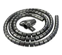 Lindy Gaine spirale pour câbles 40581 5 m x 25 mm 19 pouces Noir