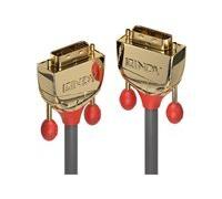 Lindy Gold - câble DVI - DVI-D pour DVI-D - 10 m