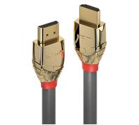 Lindy Gold Line High Speed HDMI with Ethernet HDMI avec câble Ethernet HDMI (M) pour HDMI (M) 2 m triple blindage gris support 4K