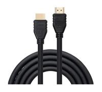 Lindy HDMI Fly Lead for In-Wall Cable Run - Câble adaptateur - DIN 15 broches femelle pour HDMI mâle - 25 cm - paire torsadée blindée (STP) - noir
