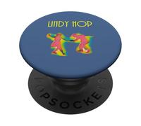 Lindy Hop Swing Danse PopSockets PopGrip Adhésif