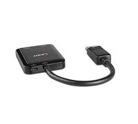 Lindy Hub DisplayPort 38430 – 2 ports DisplayPort 1.2 MST – Noir