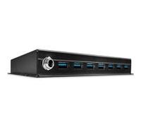 Lindy 43128 hub & concentrateur 5000 Mbit/s Noir