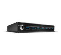 Lindy Hub USB 3.0 Industriel 7 Ports - Station d’Accueil Docking
