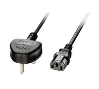 LINDY IEC-Netzkabel UK C13 3m