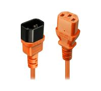 Lindy 30475 câble électrique Orange 2 m Coupleur C13 Coupleur C14