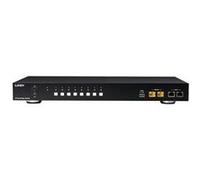 Lindy IPower Switch - Commutateur d'alimentation automatique - 110-250 CA V - Ethernet, RS-232 - connecteurs de sortie : 8 - noir