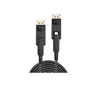 Lindy Câble Mini DisplayPort 1.4 hybride fibre optique avec connecteurs DP détachables 70 m