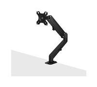 Lindy - Kit de montage (bras de moniteur à ressort à gaz) - pour Écran LCD - simple - aluminium, plastique - noir - Taille d'écran : 17"-27" - montrable sur bureau