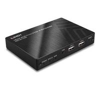 LINDY KVM over IP Extender, Receiver - Rallonge KVM/infrarouge - récepteur - 1GbE, HDMI - USB - jusqu'à 150 m G