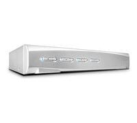 Lindy KVM Switch Pro DisplayPort USB 2.0 Audio - commutateur écran-clavier-souris/audio/USB - 4 ports