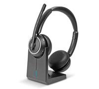 Lindy L118 Casque antibruit sans Fil et Base de Charge