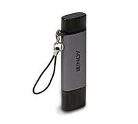 LINDY Lecteur de Carte SD/MicroSD USB 3.2 Type C & A