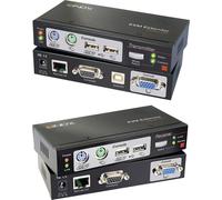 LINDY LINDY Cat.5 KVM Extender Combo 300 PS/2 Extendeur KVM câble réseau RJ45 300 m