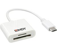 Lindy 43185 lecteur de carte mémoire USB 3.2 Gen 1 (3.1 Gen 1) Type-C Blanc