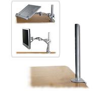 LINDY LINDY Tischhalterung 450mm Modular simple Support de table pour écran argent